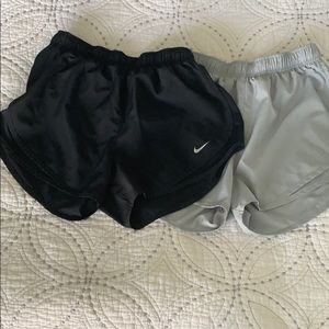 2 pair of Nike women’s running shorts